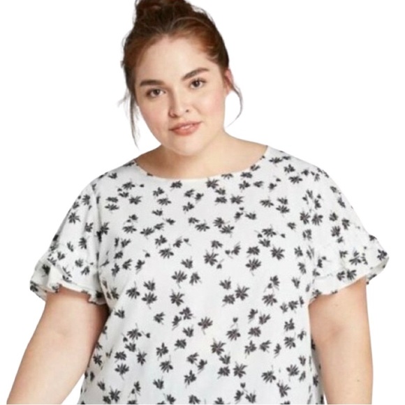 NWOT Lane Bryant Flutter Steve Top - Picture 1 of 6